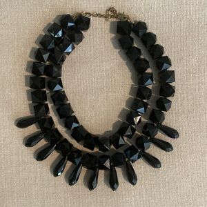 Black chunky necklace